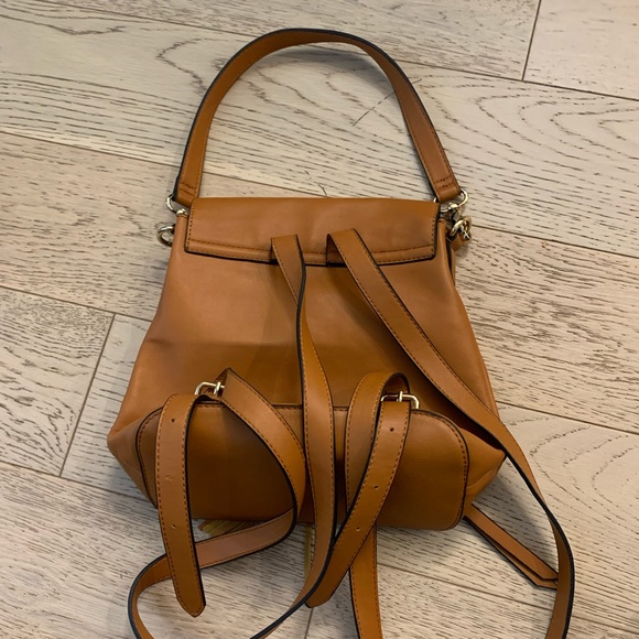 Brown faux leather bag - Picture 2 of 2